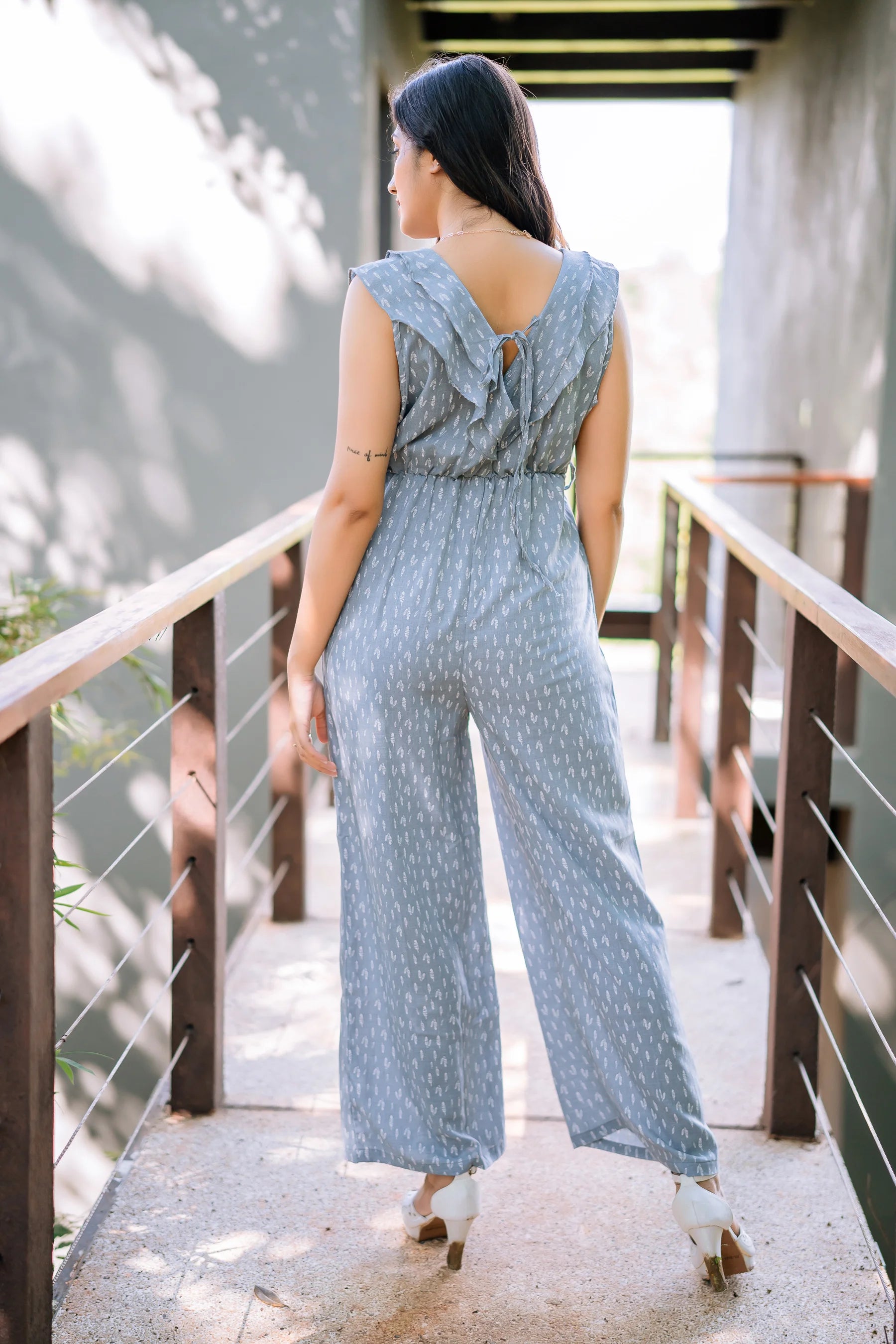 Floral Jumpsuit Long