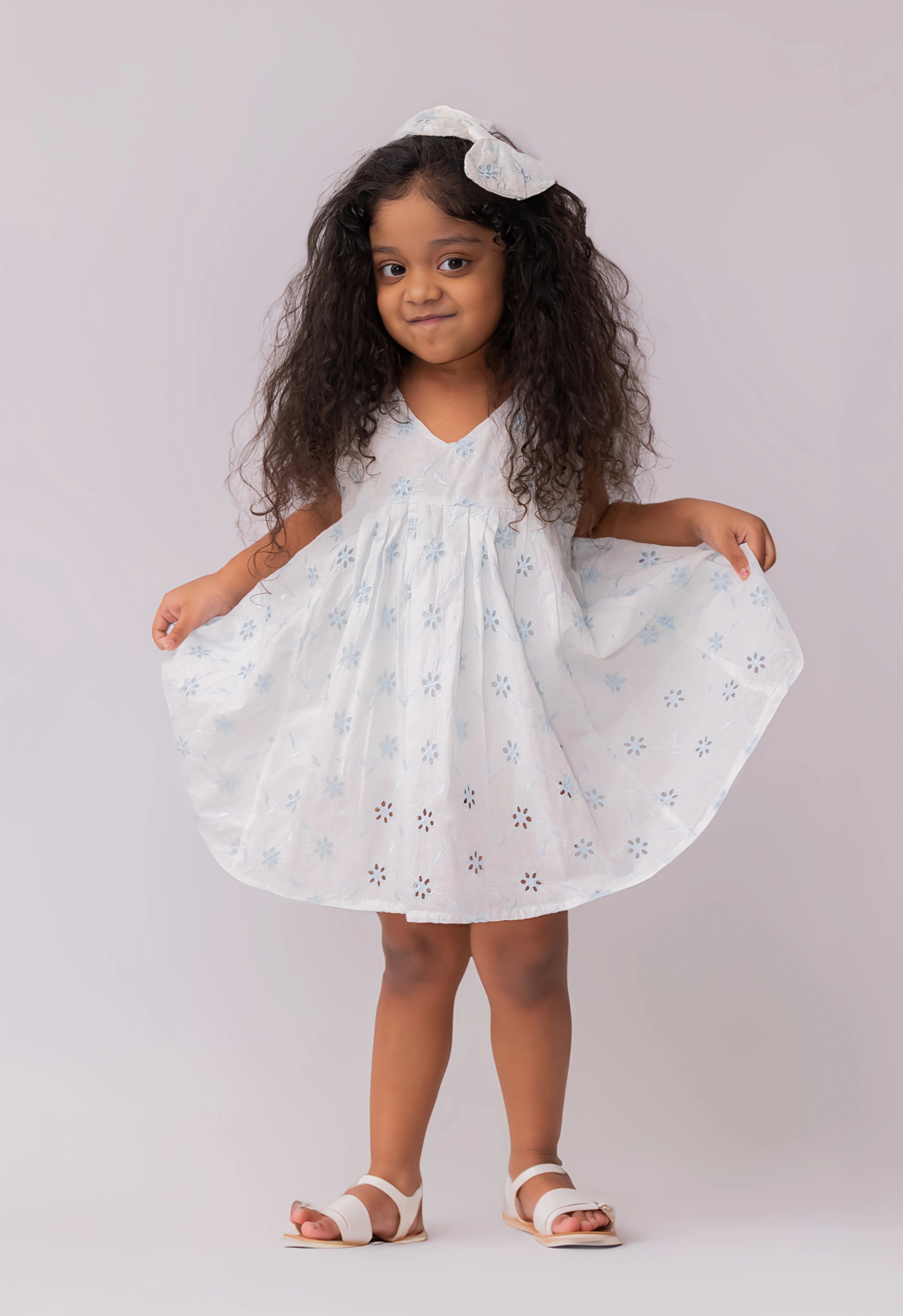 Mini Robe Fleure Ciel