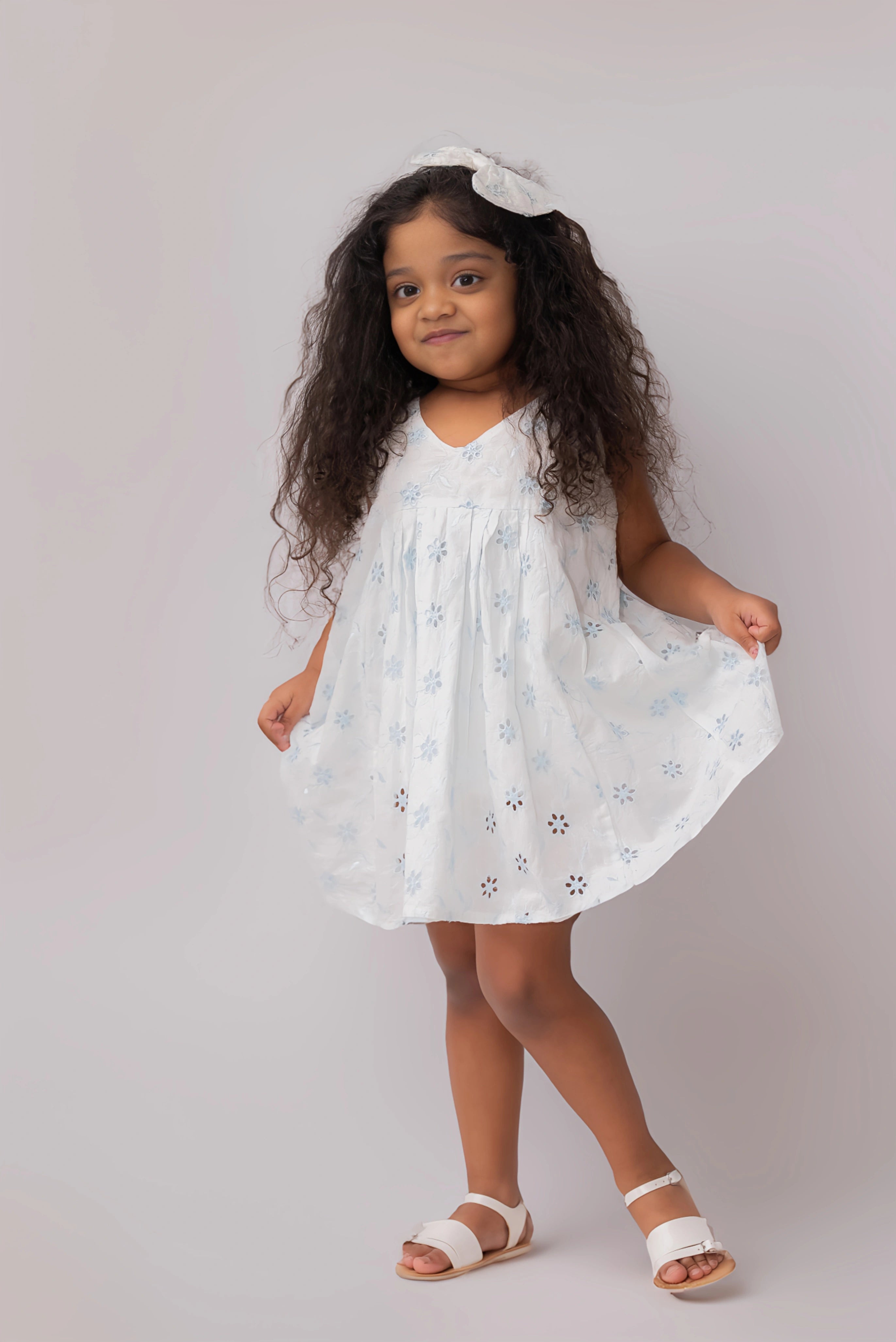 Mini Robe Fleure Ciel